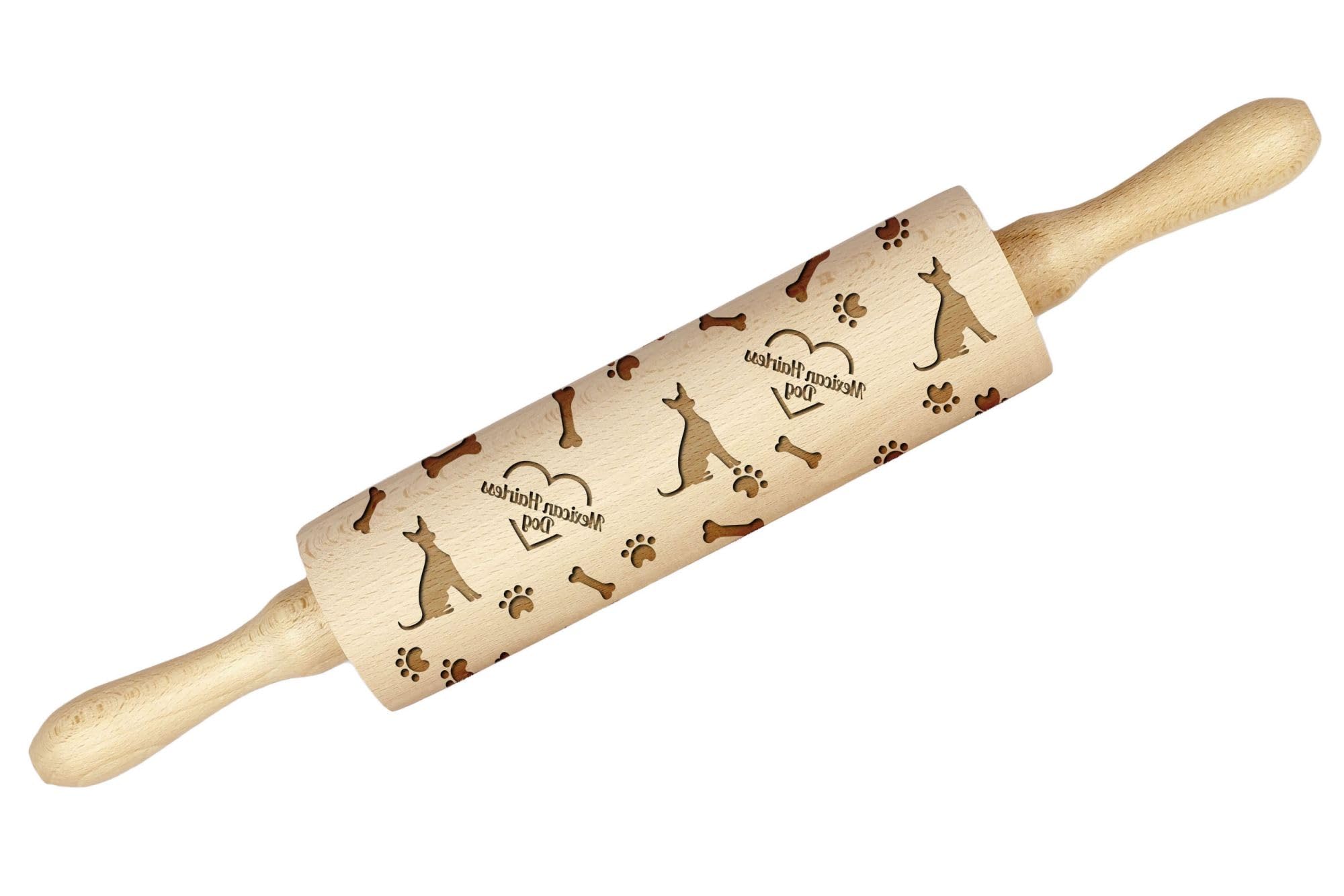 Rouleau avec motif chien Xoloitzcuintle pour vos ateliers biscuits