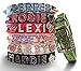Bling Stuff For Fun, Personalized Customized PU Leather Glitter Rhinestone Bling Name Collar for Dogs & Puppies, S, M, L