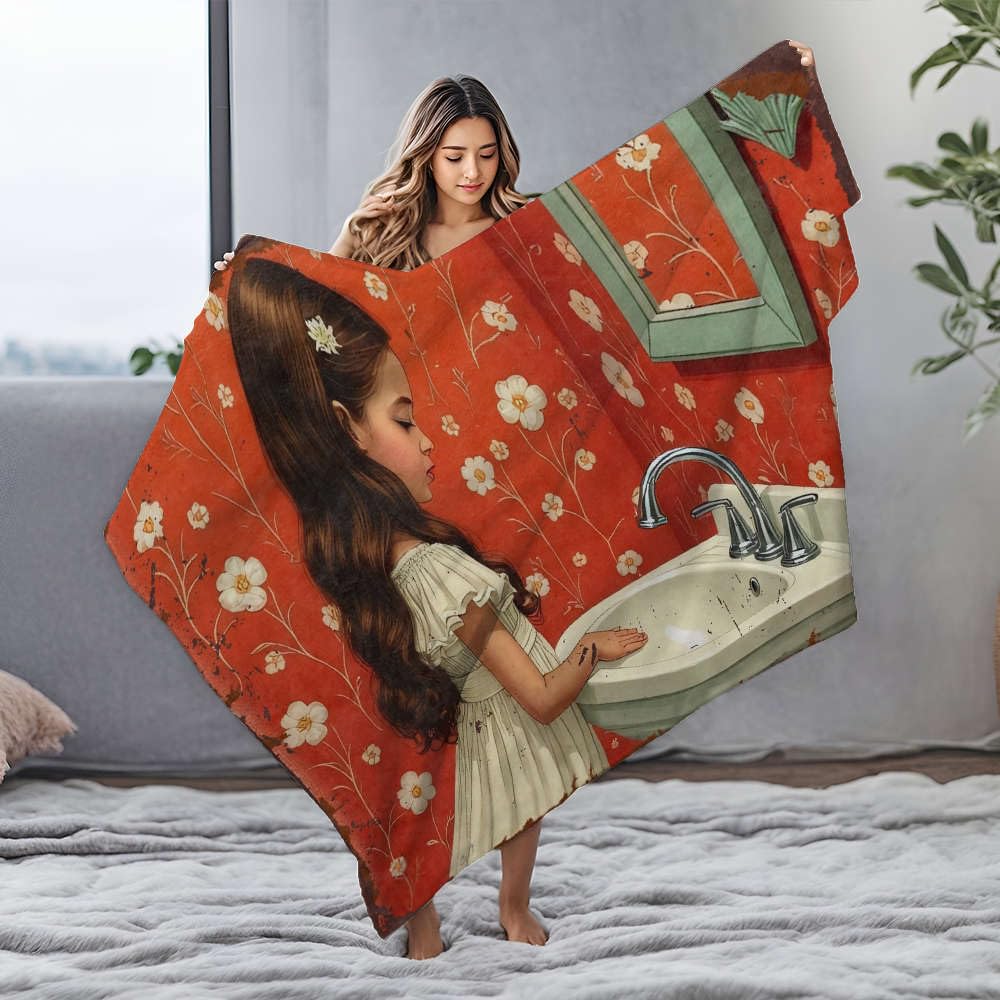 Couverture salle de bain florale pour vos moments cocooning