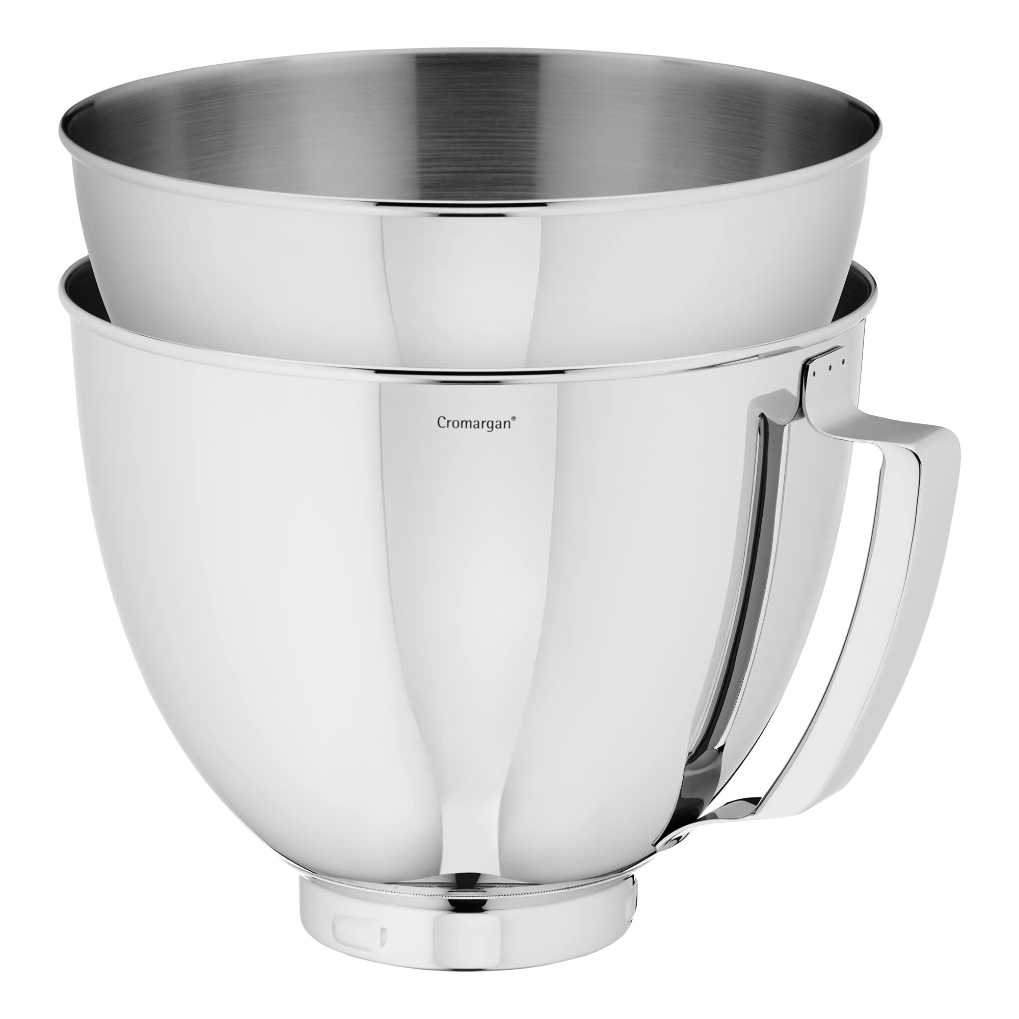 WMF Profi Plus miska do mieszania 3,6 l do robota kuchennego WMF Profi Plus, Cromargan wysoki połysk, oszczędność miejsca, metaliczna