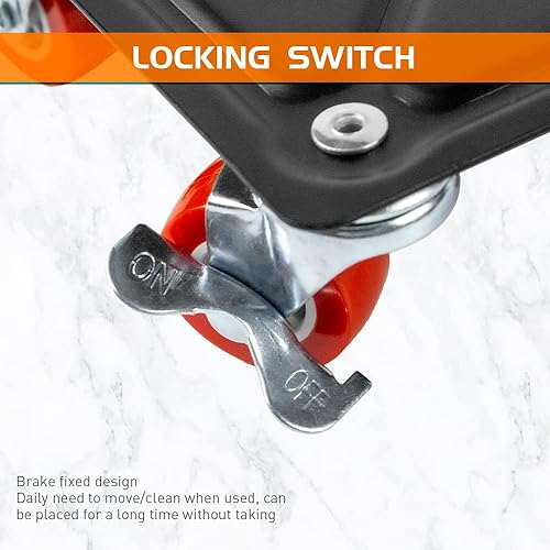 Miniatura 5 de DUEBEL Deslizadores de muebles elevadores para pisos de madera dura, muebles de gato Dolly Appliance Dolly Dolly para almohadillas móviles Movers