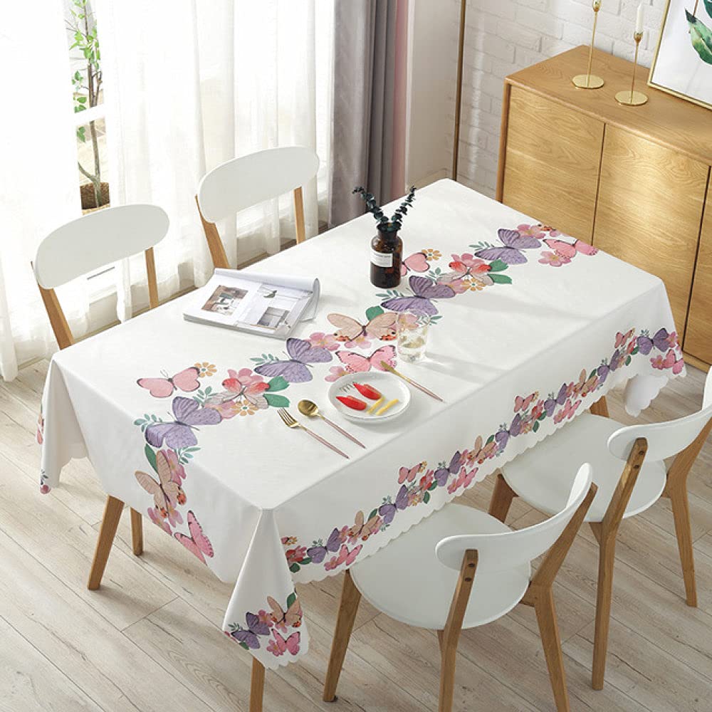 Nappe PVC imperméable et anti-tache de 150cm pour repas de fête champêtre
