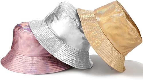 Miniatura 7 de Sombreros de pescador impermeables de moda sombrero de pescador metálico para mujeres y hombres