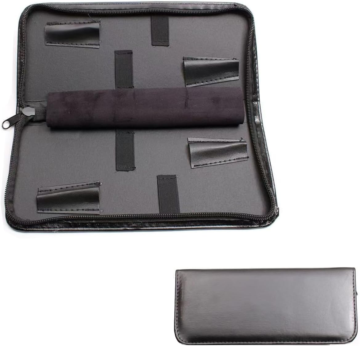 Hair Scissors Pouch with 4 Slots Position Hair Cutting Scissors Holder Pouch Carry Case Organizer Bag for Hair Thinning Scissors Dog Grooming Scissor Dog Shears Stylist Barber Hairdresser Salon