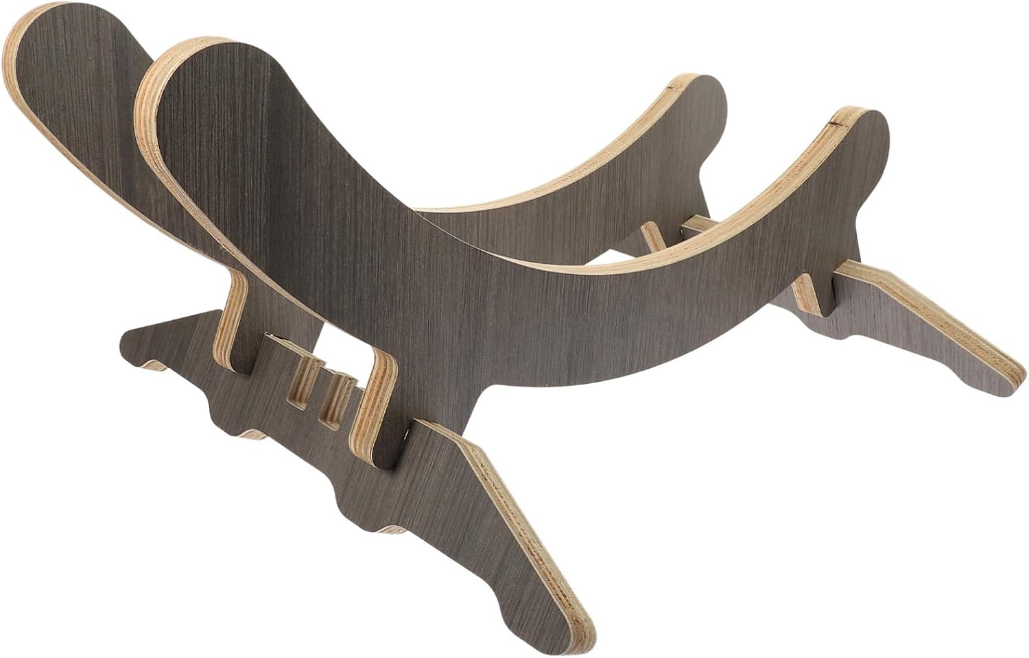 Bike Kickstand Parking Rack with Adjustable Multi-slot Width Wear-resistant Wood Finish Side Stand for Mountain and Road Bikes for Indoor Storage