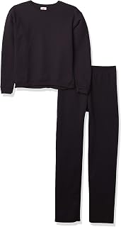 Girls Sweatshirt and Open Leg Fleece Sweatpant Value Pack