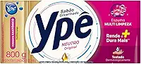Ypê Sabão em Barra Neutro 900g - 5 unidades de 180g