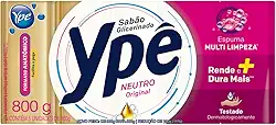Ypê Sabão em Barra Neutro 900g - 5 unidades de 180g