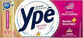Ypê Sabão em Barra Neutro 900g - 5 unidades de 180g