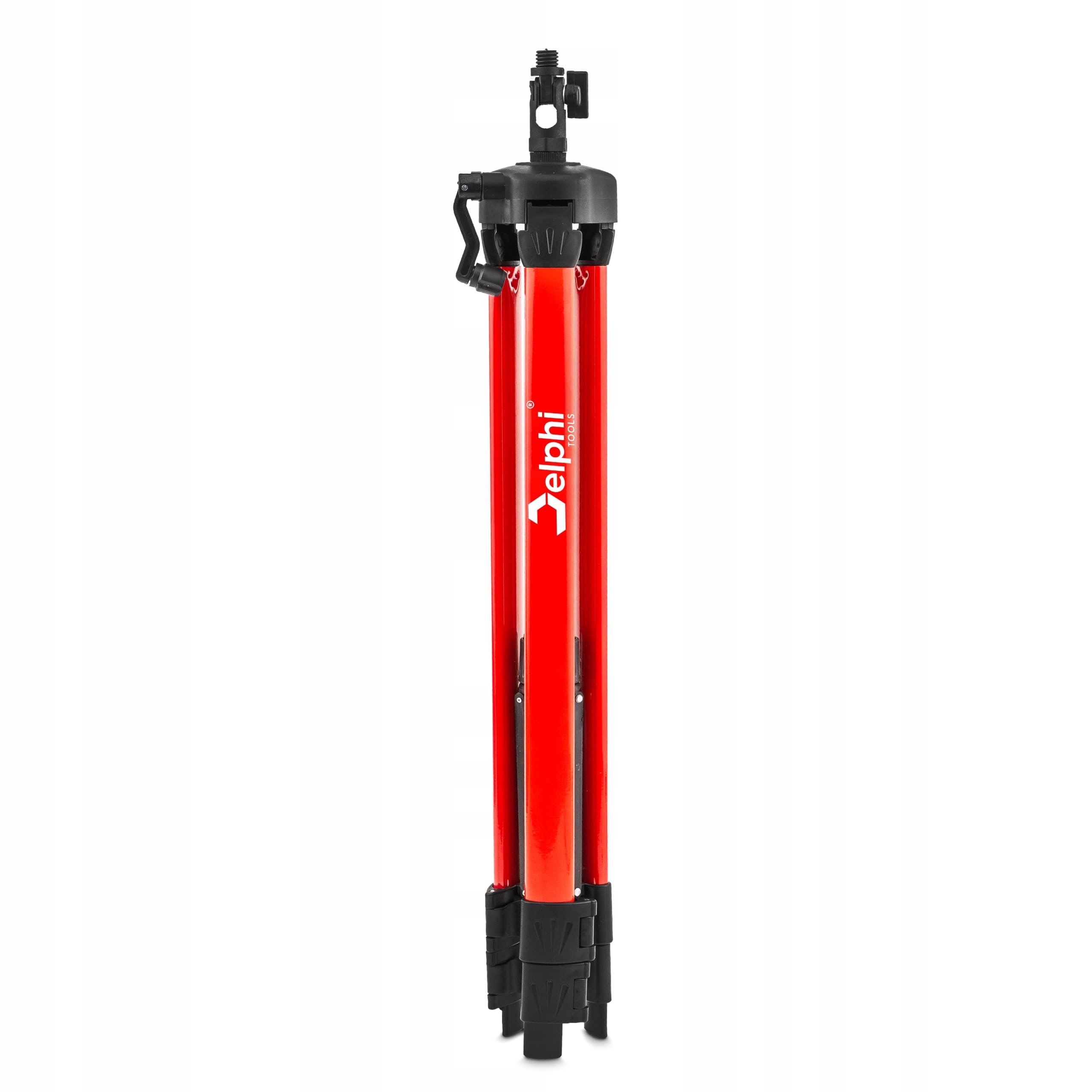 Delphi Trépied laser croix réglable 150 cm, filetage 5/8", trépied aluminium libellule intégrée, sac transport, robuste stable, inclinaison