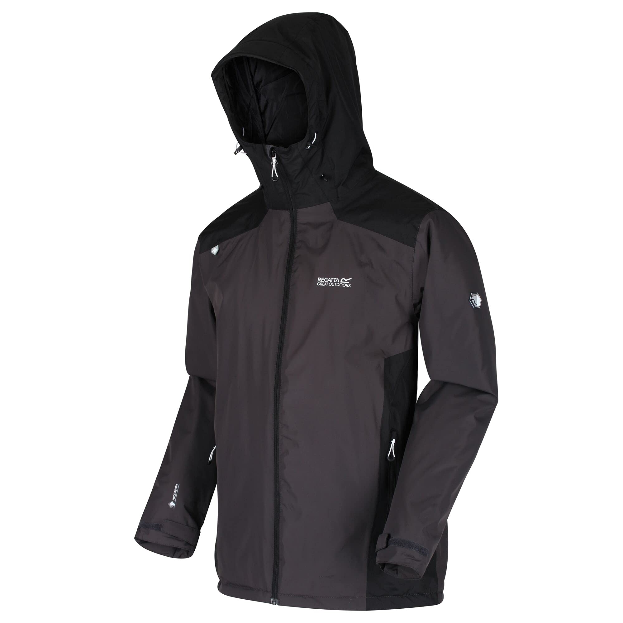 Regatta Thornridge II Impermeable Thermoguard Aislamiento Warm Fleece Paneles Capucha oculta