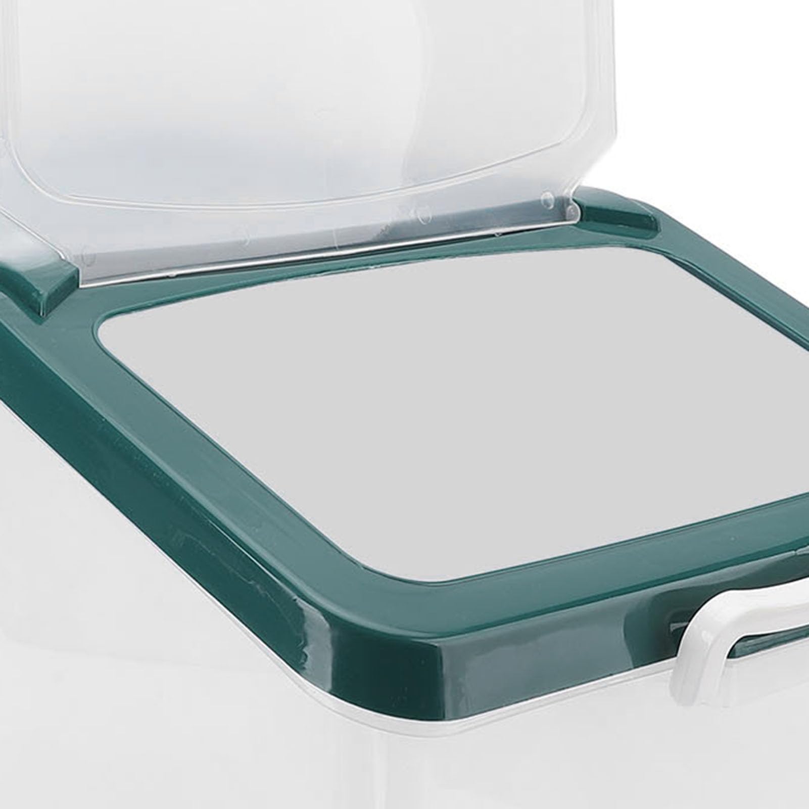 Fockety Contenedor para Almacenar Arroz y Harina de 25 kg con Tazas Medidoras - para Granos, Alimentos para Mascotas