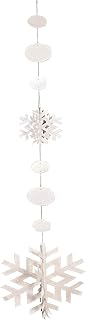 Fun Express - Jumbo Snowflake Hanging Decor (3pc) for Winter - Party Decor - Hanging Decor - Misc Hanging Decor - Winter - 3 Pieces