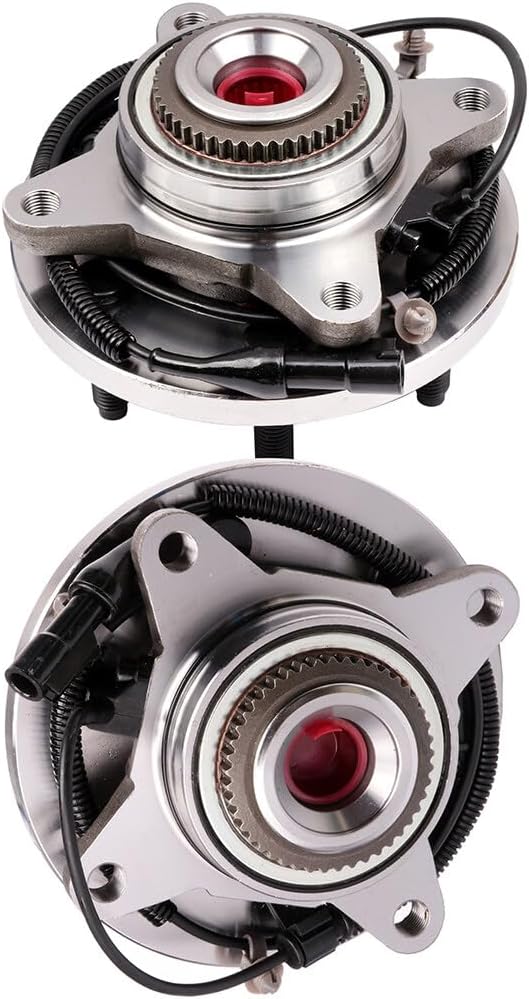 ECCPP Wheel Hub and Bearing Assembly Front 515119 fit for Ford F-150 2009-2010, for Lincoln Navigator 2003-2006 6 Lugs Wheel Bearing Hubs with ABS 2pcs