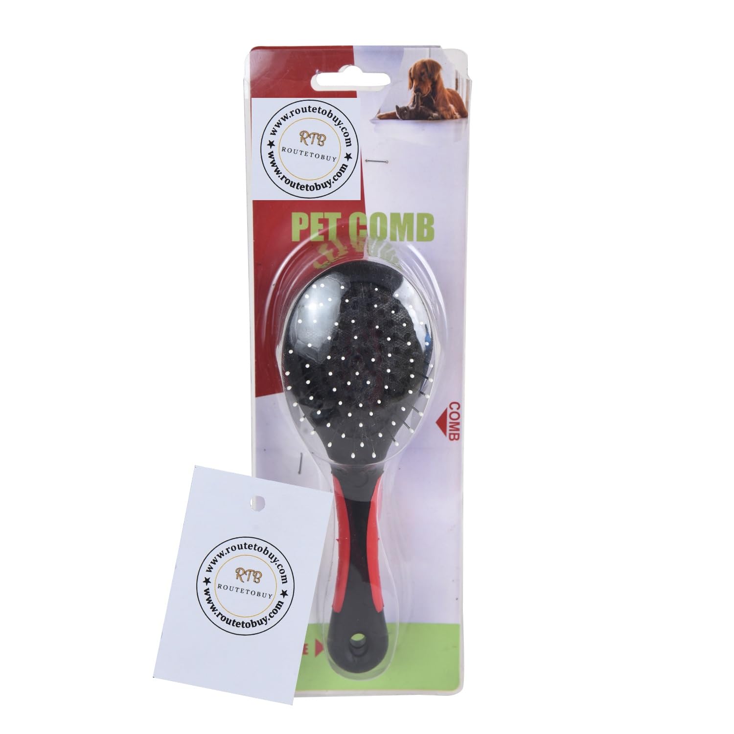 ROUTETOBUY Pet/Dogs | Cat both side comb | hair pin brush|Remove Fleas, Mites, Ticks, Dandruff Flakes from Pets (B0CMZJCZST) Amazon Price History, Amazon Price Tracker
