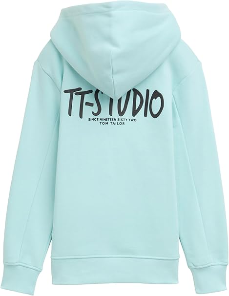 TOM TAILOR jongens sweatshirt, 32257 - Grijs Wit, 164