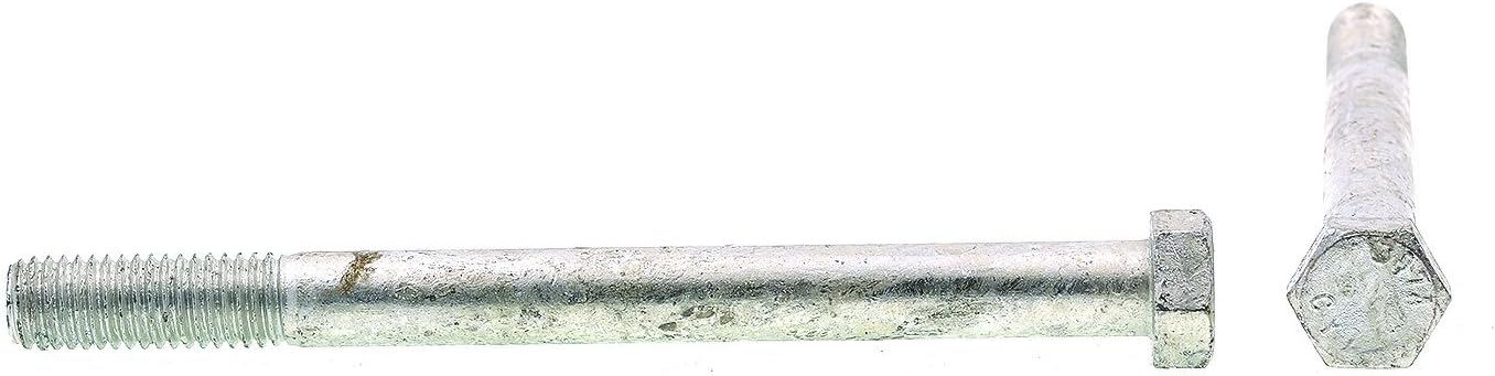 Prime-Line 9060913 Hex Bolts, 1/2 In.-13 X 6 In., A307 Grade A Hot Dip Galvanized Steel (25 Pack)