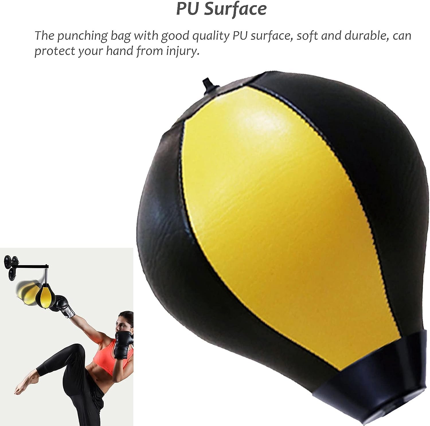 Double End Speed Ball, Speed Ball da boxe, Sacco da boxe da appendere alla porta, Speed Ball da boxe professionale per uomini e donne, Attrezzatura da palestra per boxe da casa, ufficio e porta per