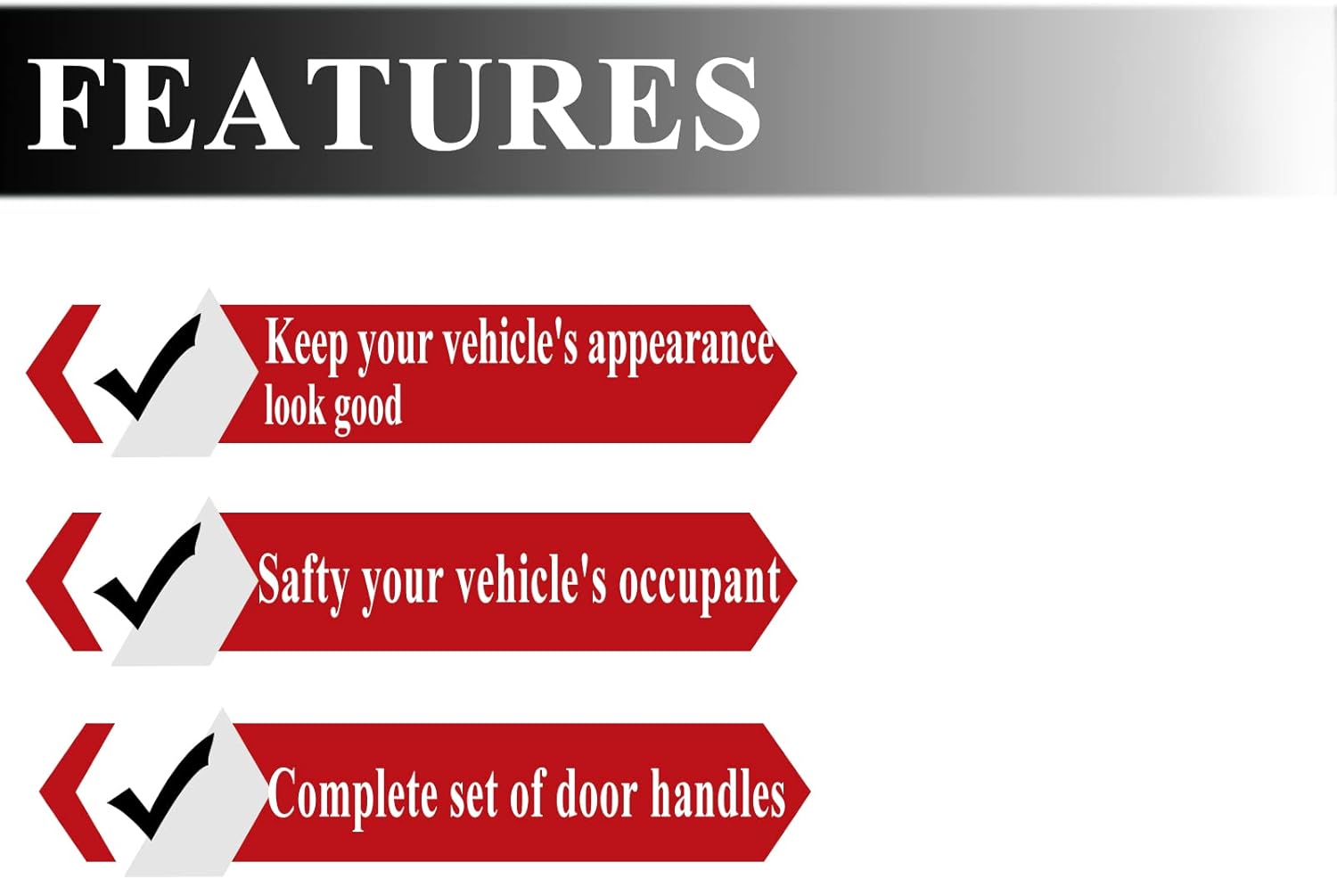 X4XZ Chrome Exterior Outside Door Handles for 2007-2014 Chevy Silverado 1500/2500/3500 Tahoe Suburban Avalanche/GMC Sierra 1500/2500 /3500 Yukon Yukon XL/Cadillac Escalade Escalade ESV Escalade EXT