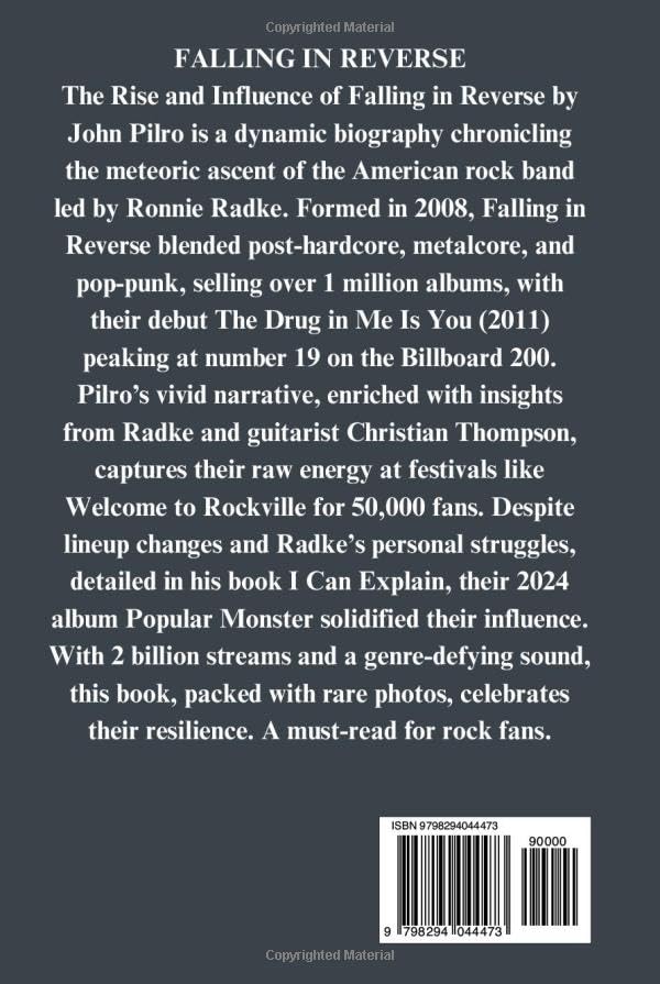 Falling In Reverse : sublimez votre bibliothèque avec ce grand livre rock - 3
