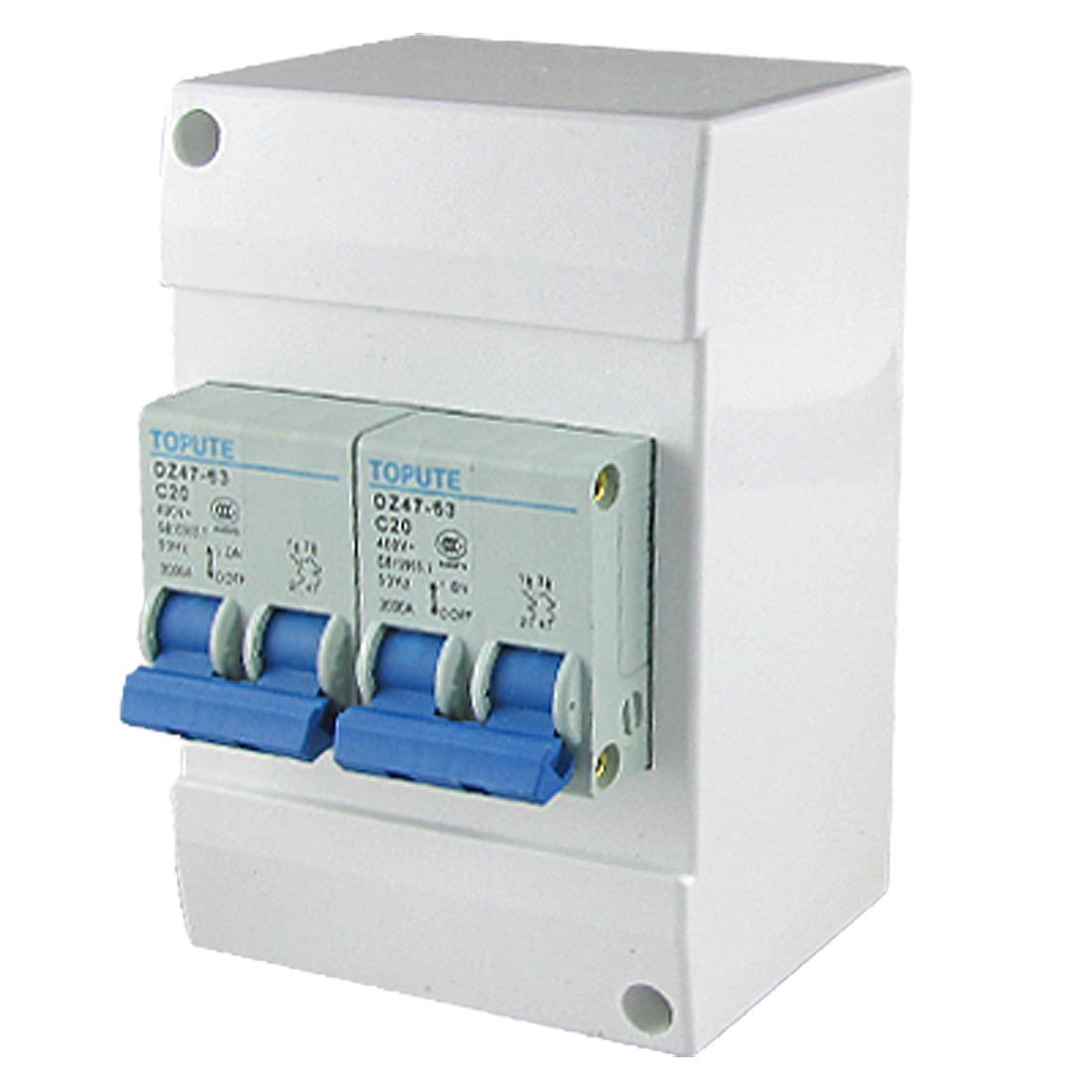 IEUMJNAT AC 400V 20A 2P+ 4 Poles On Off Switch Mini Circuit Breaker