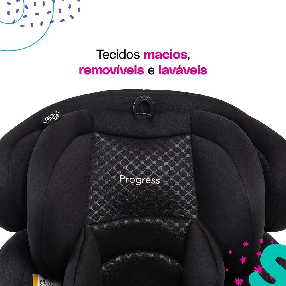 Car seat fabric being removed for cleaning