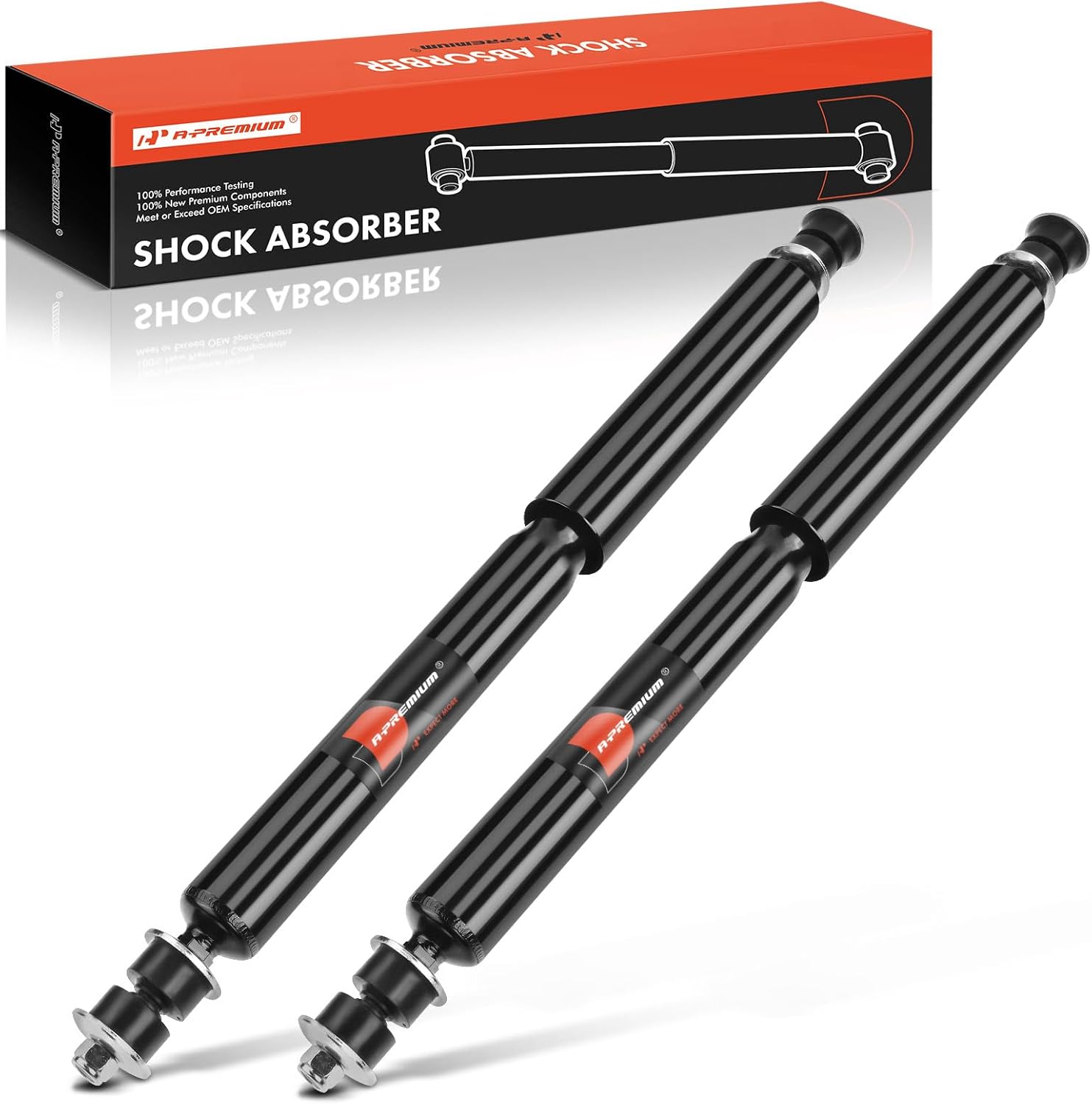 A-Premium Front Strut Shock Absorber Compatible with Chevrolet GMC B7, C4500/C5500/C6500/C7500 Kodiak/Topkick, T6500, T7500, 2-PC Set