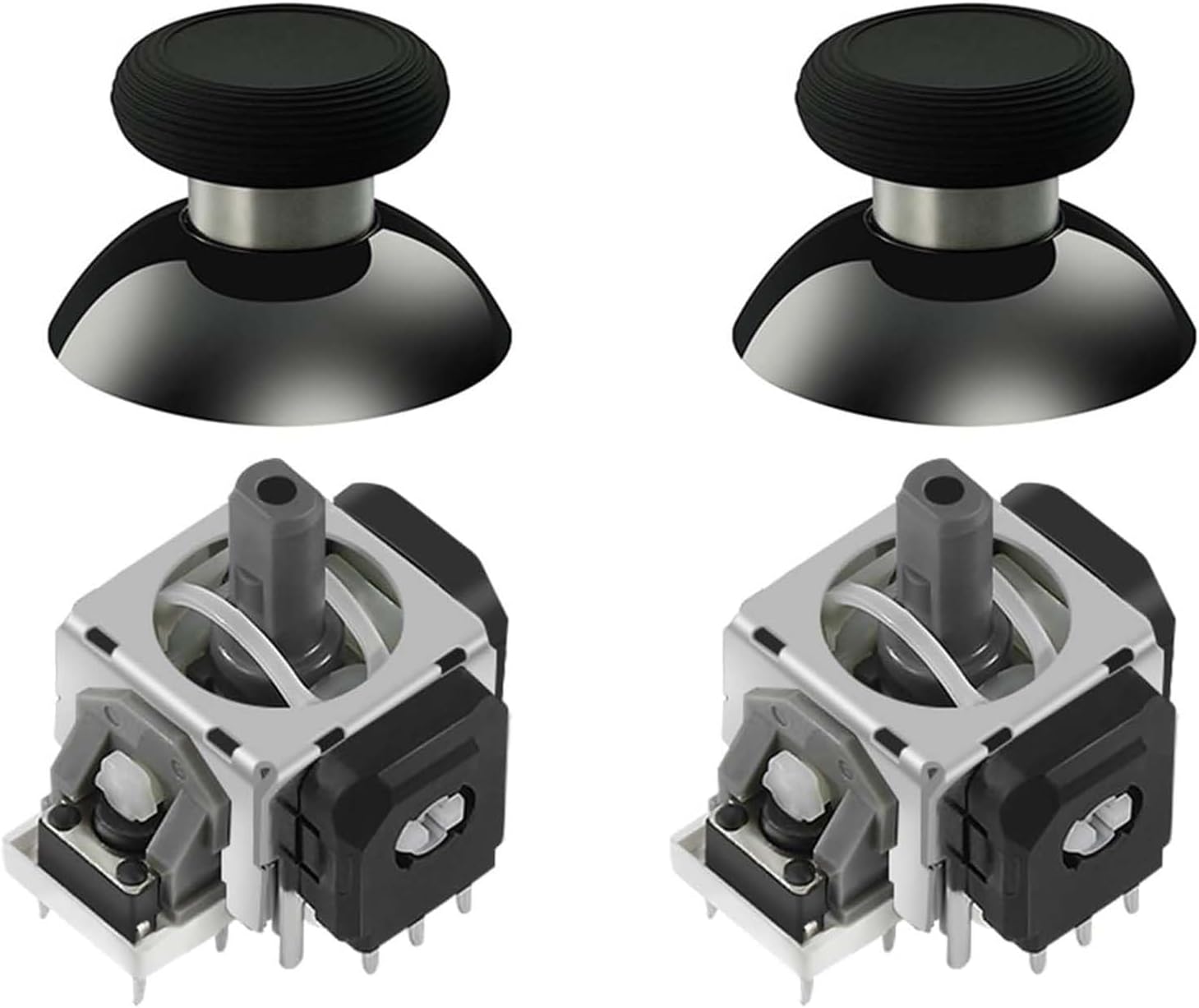 GuliKit TMR Sticks Replacement for PS5 DualSense/DualSense Edge Controller | High Precision & Sensitivity , Fast Response Speed, Reduced Drift, Low power, with Thumbstick Caps