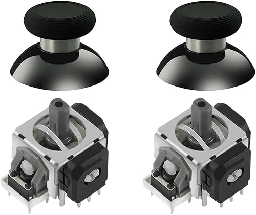 AKNES GuliKit TMR Electromagnetic Joysticks for DualSense PS5 / DualSense Edge Controller, Sticks Replacement Accessories for Playstation 5 Controller, Thumbstick Caps included