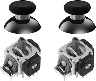 AKNES GuliKit TMR Joysticks para Mando DualSense PS5 / DualSense Edge | Alta Precisión y Sensibilidad, Respuesta Rápida, Deriva Reducida, con Tapas de Pulgar