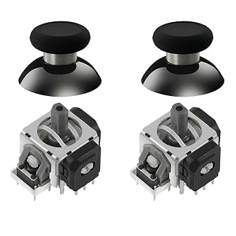 AKNES GuliKit TMR Joysticks für PS5 DualSense/DualSense Edge Controller Reduzierte Drift Hohe Präzision Schnelle Reaktionsgeschwindigkeit inklusive Thumbstick Kappen