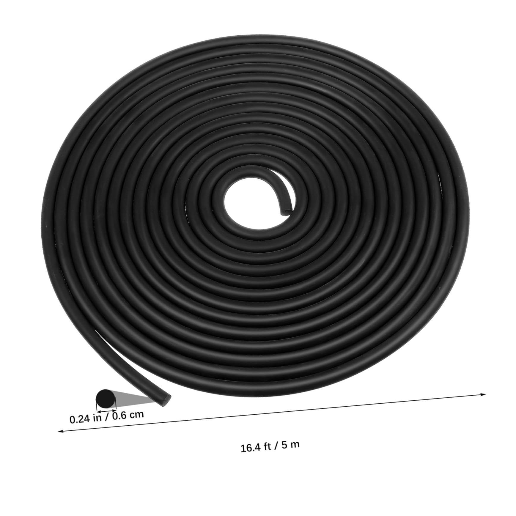 NUOBESTY 5m Bande Étanchéité Pour Béton Mastic De Réparation De Fissures Pour Allée Tige Caoutchouc Joint Étanchéité Garniture De Voiture