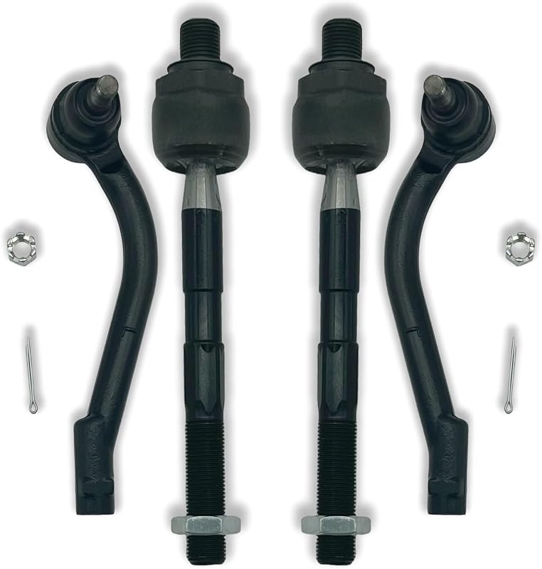 Kit 4 Terminais de Direção Dianteiros Internos e Externos Koxot para Hyundai Santa Fe e Kia Sorento – ES800035, ES800055, EV800231