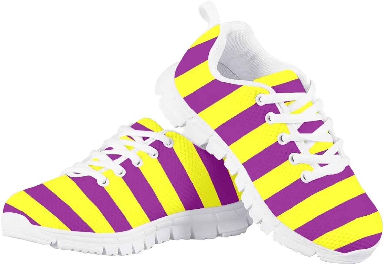 Funnydude Cute Print Girls School Shoes Kid Running Sneakers Breathable Mesh Shoes