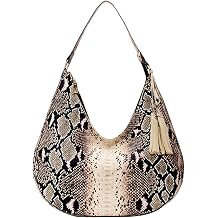 YAOSEN Women Snakeskin Pattern Hobo Bag Large Handbag Shoulder Tote Bag Khaki