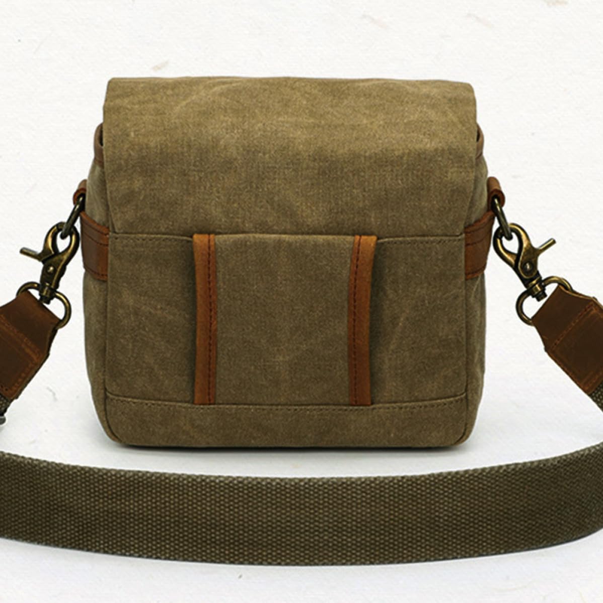 Funda Caqui y Adecuado Diario para Fotografía para Protectora Uso de Bolsa Ligera Portátil Lona Color Cámara