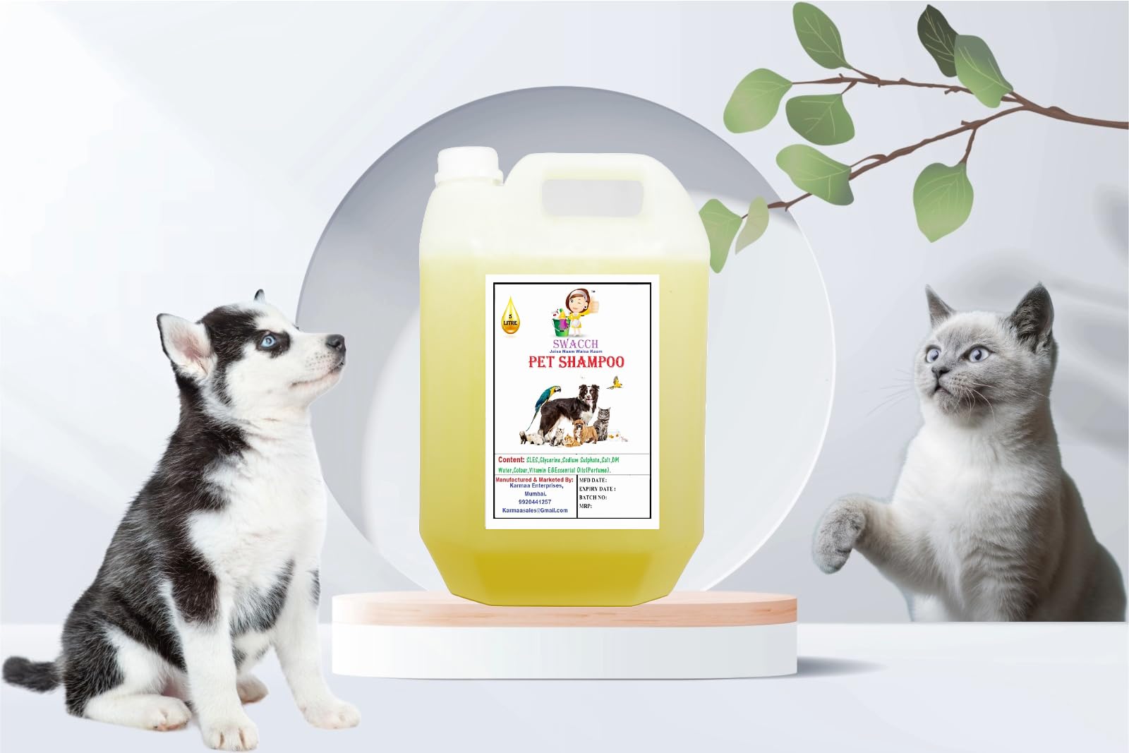 Dog Swacch Pet Shampoo (5 Liters) Lemon (B0BNJ2MWQH) Amazon Price History, Amazon Price Tracker