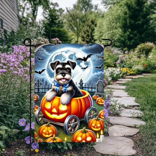 NHBTC Pumpkin Pile Dog Flag 12x18 Double Sided Fall Halloween Decor Gift - image 6