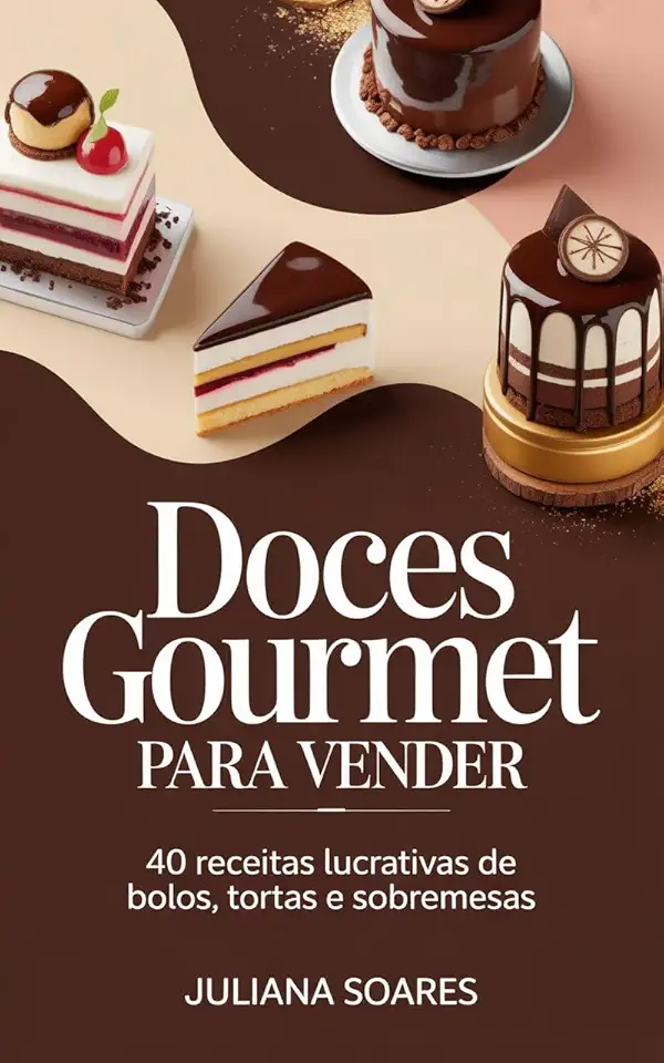 Doces Gourmet para Vender: 40 Receitas Lucrativas de Bolos, Tortas e Sobremesas