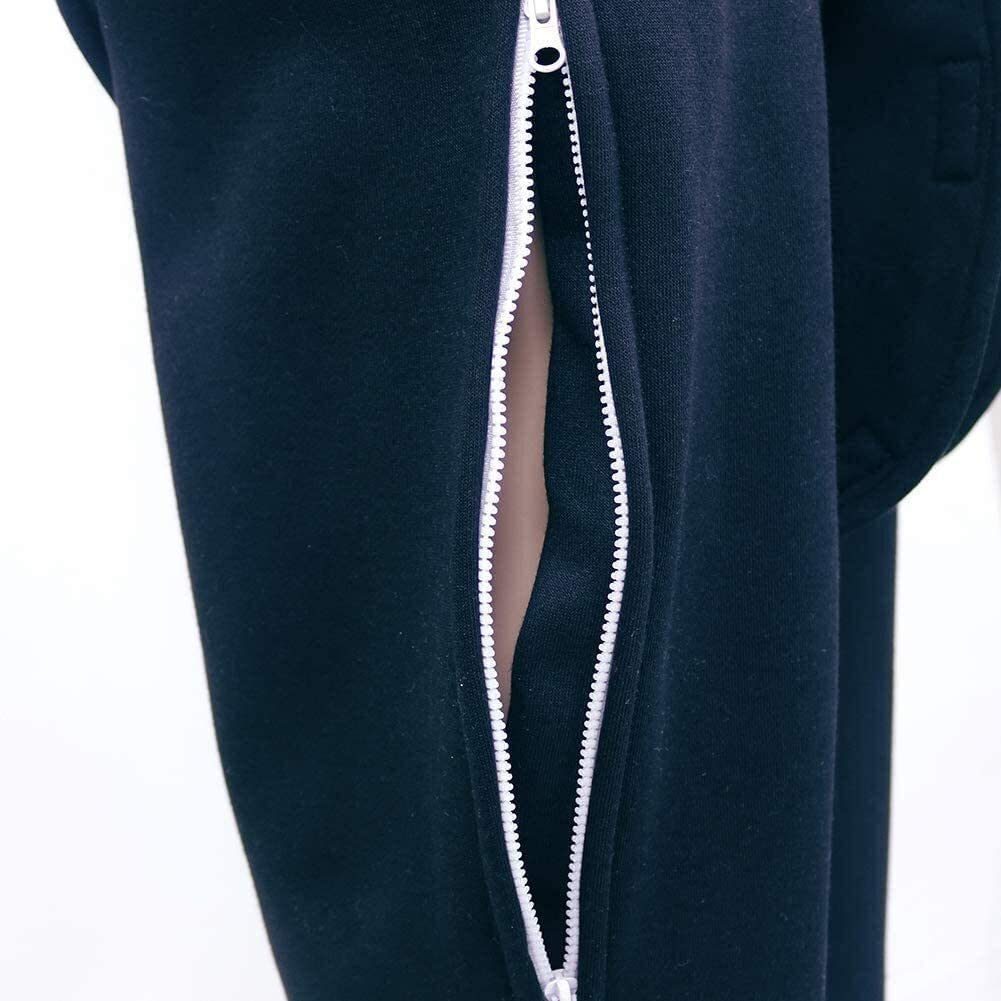Abbigliamento per paralisi, Pantaloni con sacca per urina, Pantaloni con cerniera per pazienti Abiti per la cura del paziente, Pantaloni per incontinenza Pantaloni con catetere, Facile da indossa