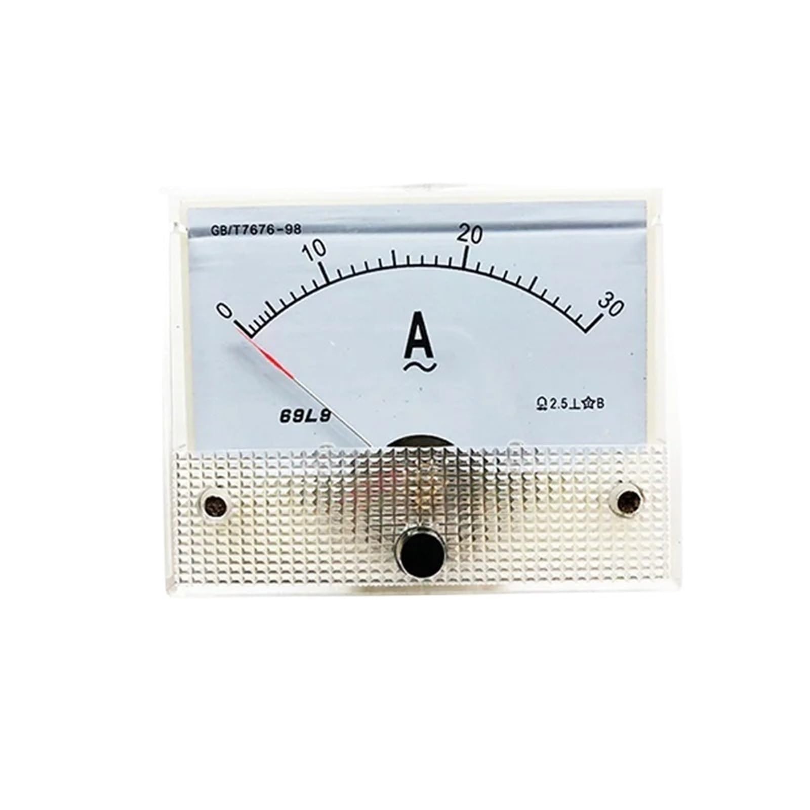 Ampèremètre analogique AC avec cadran 80x65mm pour surveiller la charge de vos machines de 20A à 100A