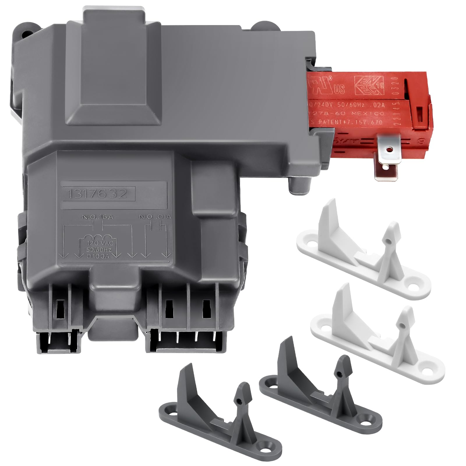 Amazon.com: 131763256 1317632 Washer Door Latch Lock 131763202