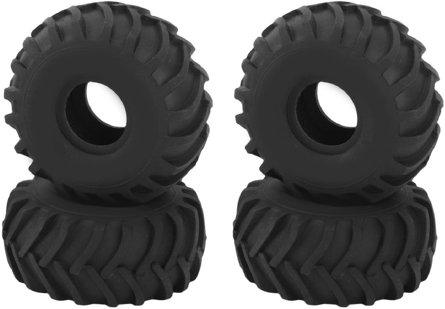 4PCS 1.0in Wheel Rubber Tires Anti Slip Better Grip RC Rubber Tyre for AXIAL SCX24 1/24 RC Crawler