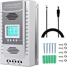 80Amp MPPT Solar Controller 100V Input Tracker for Lithium Iron Phosphate LiFePO4 Lead Acid AGM Charger, Solar Panel Maximum Input 1040W/2080W 12V/24V Automatic K80A