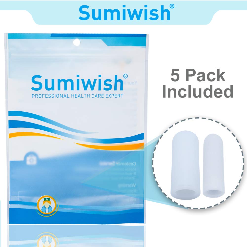 Buy Sumiwish Finger Protectors, 10 Pack Thick Gel Finger Sleeves