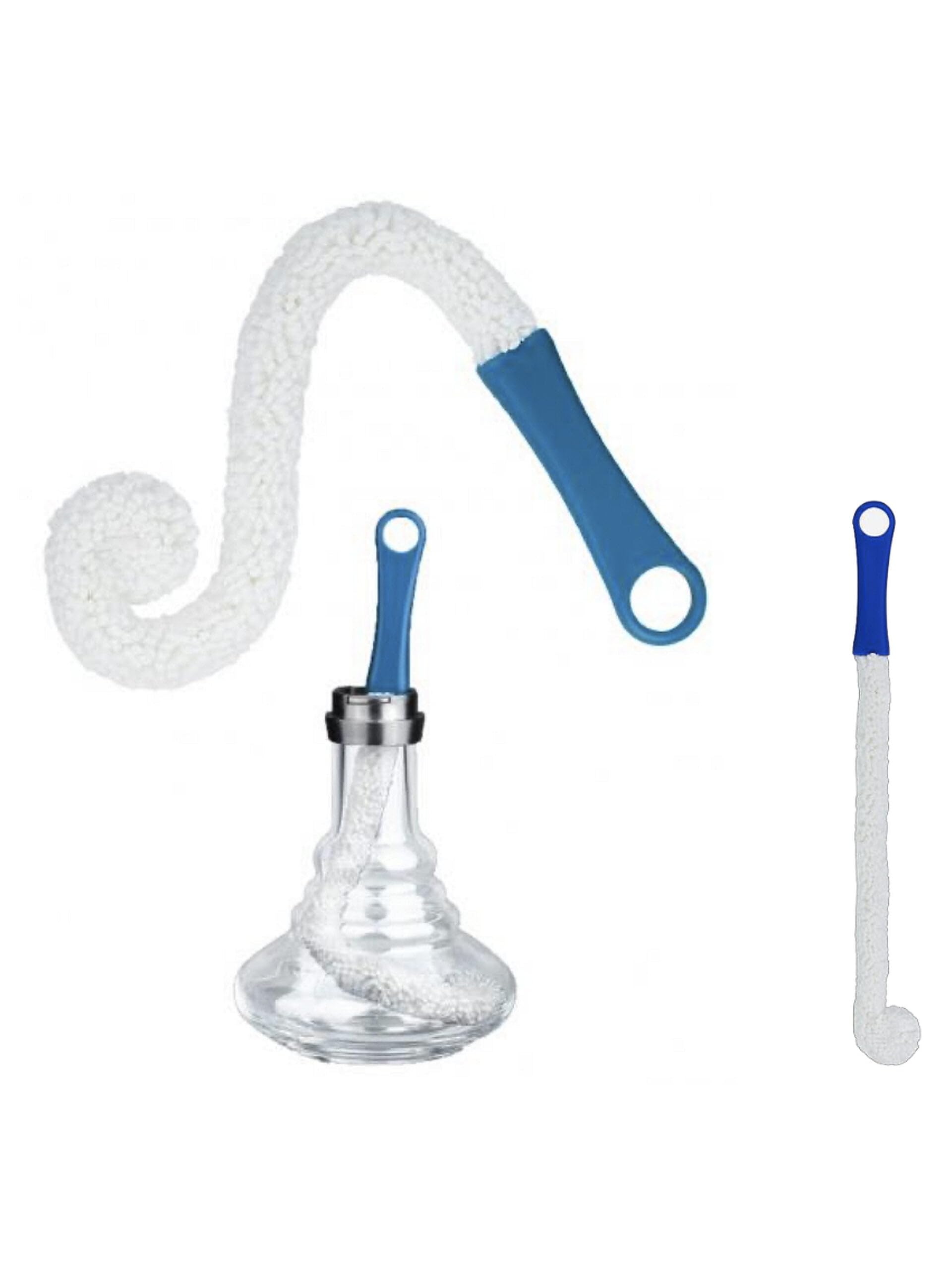 CYRIL Articulated Hookah Cleaning Brush 17 3 Flexible Foam Sponge Eco-Friendly Ergonomic Handle Ideal for Cleaning Hookah Bases