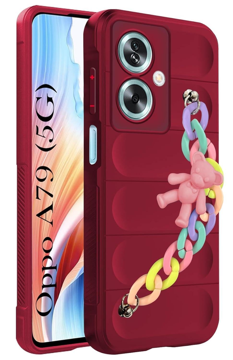 Jkobi Oppo A79 5G Back Cover for Girls Case with Bracelet (B0CX4RJCKQ) Amazon Price History, Amazon Price Tracker
