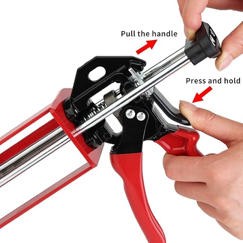 Miniatura 4 de Pistola epoxi de doble componente de 6.8 fl oz6.75 fl oz (11 y 21), de alto empuje 261, para epoxi plástico, adhesivo, enlace de paneles, adhesivo