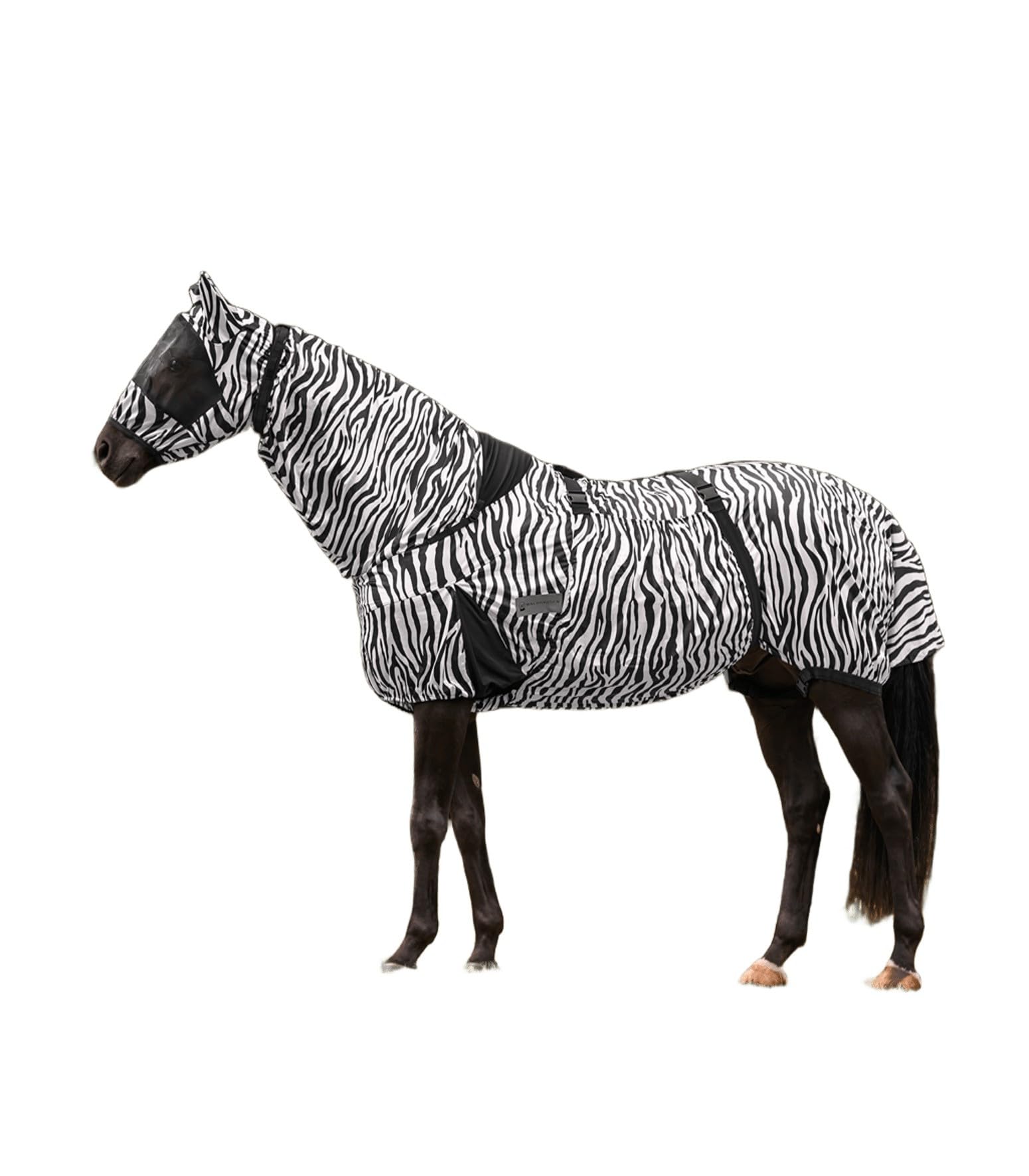 Waldhausen Ekzemdecke Zebra 145 cm Atmungsaktiver Funktions-Faserstoff