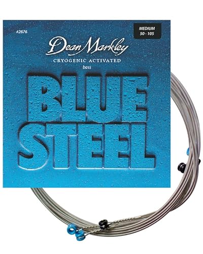 Dean Markley Blue Steel Electric Bass Strings, 50-105, 2676, Medium #TOP4
